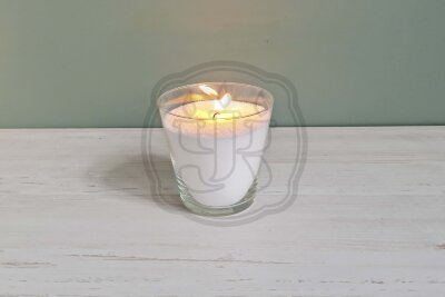 Стеклянная ваза Конус Стеклянная конусообразная ваза под насыпные свечи