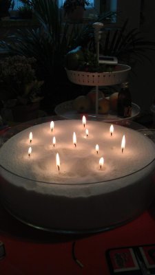 Набор Свеча насыпная Настольная Большая 100*345 В набор входит ваза 10*34.5 см, насыпной песок и фитили. Отдельно можно купить вазу.
Напольная, интерьерная свеча. Для оформления домашнего/семейного очага. 