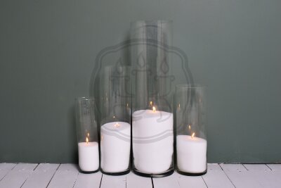 Аренда 4 напольных насыпных свечей Один комплект - 4 свечи разных размеров