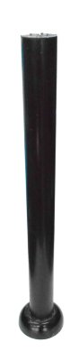 Свеча алтарная 80 черный Свеча для ритуалов из парафина высотой 80 см, диаметр 8 см с подставкой. От порчи, сглаза, врагов, для защиты, разрушение