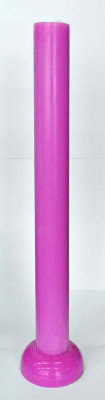 Свеча алтарная 60 розовый Свеча для ритуалов из парафина высотой 60 см, диаметр 8 см с подставкой. Время горения около 40 ч. Укрепление семейных отношений, любовь, дружба, признание