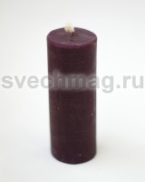 Свеча восковая колонна фиолетовая
